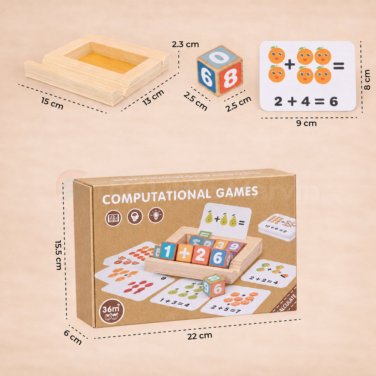Marvin’s Montessori Letter & Number Learning Toy