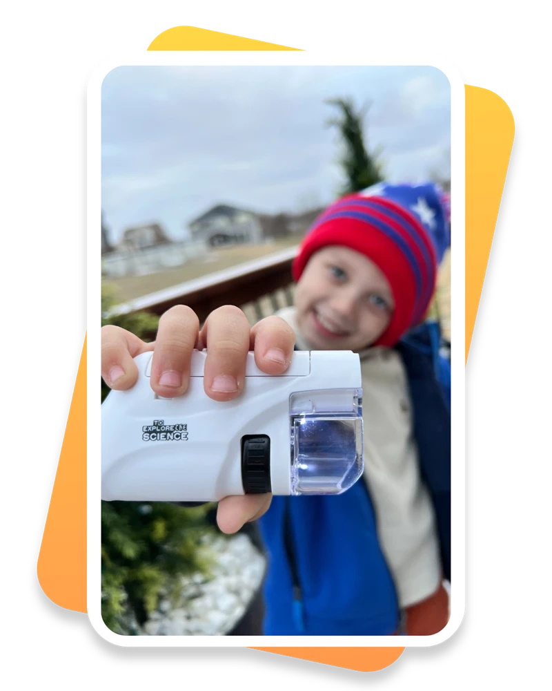 A child plays with the Marvin Scope