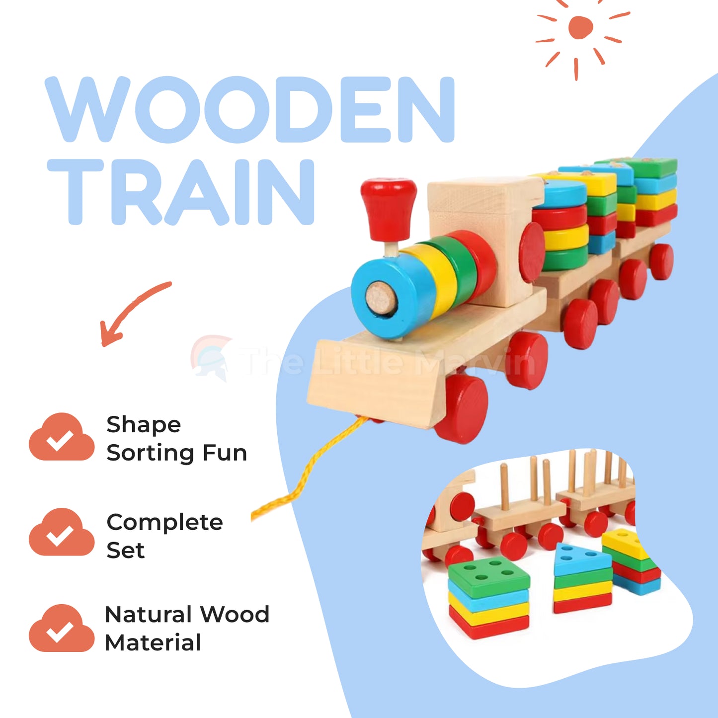 Marvin’s Wooden Train