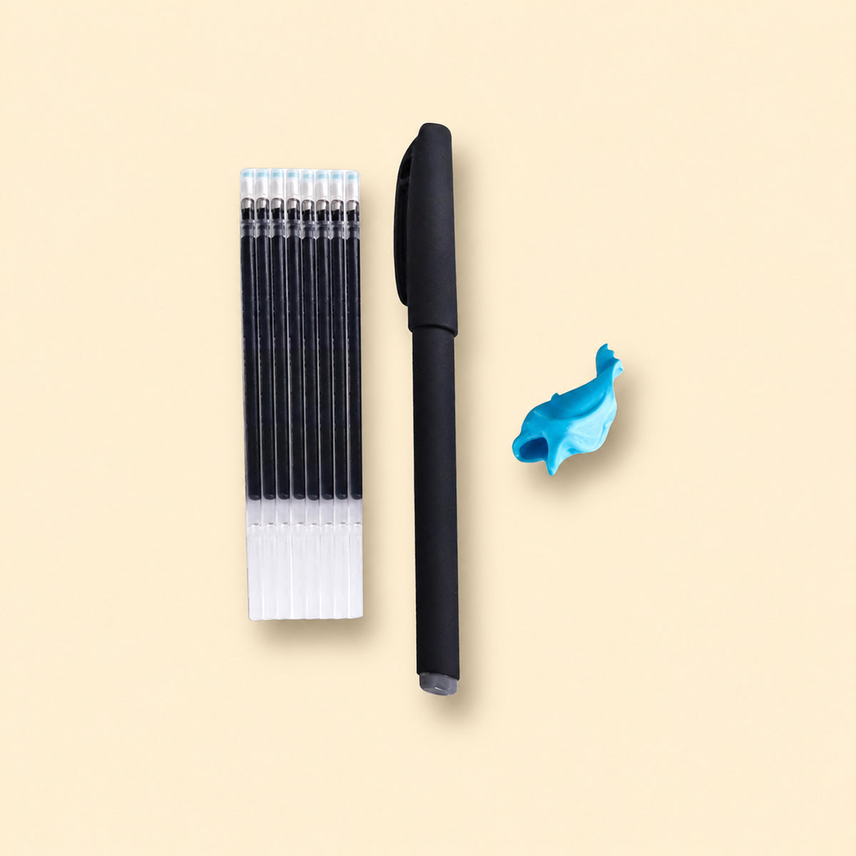 Magic Ink Pen & 6 Refills & Grip