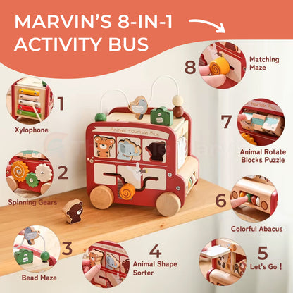 Marvin’s 8-in-1 Activity Bus