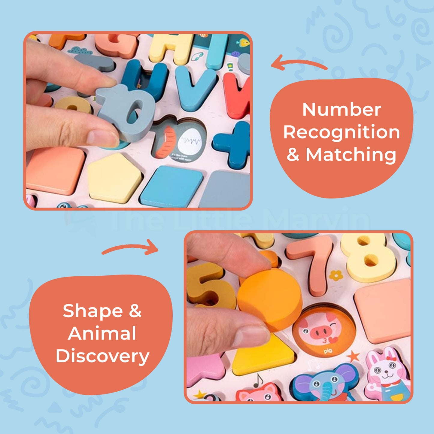 Marvin’s Montessori Activity Learning Board