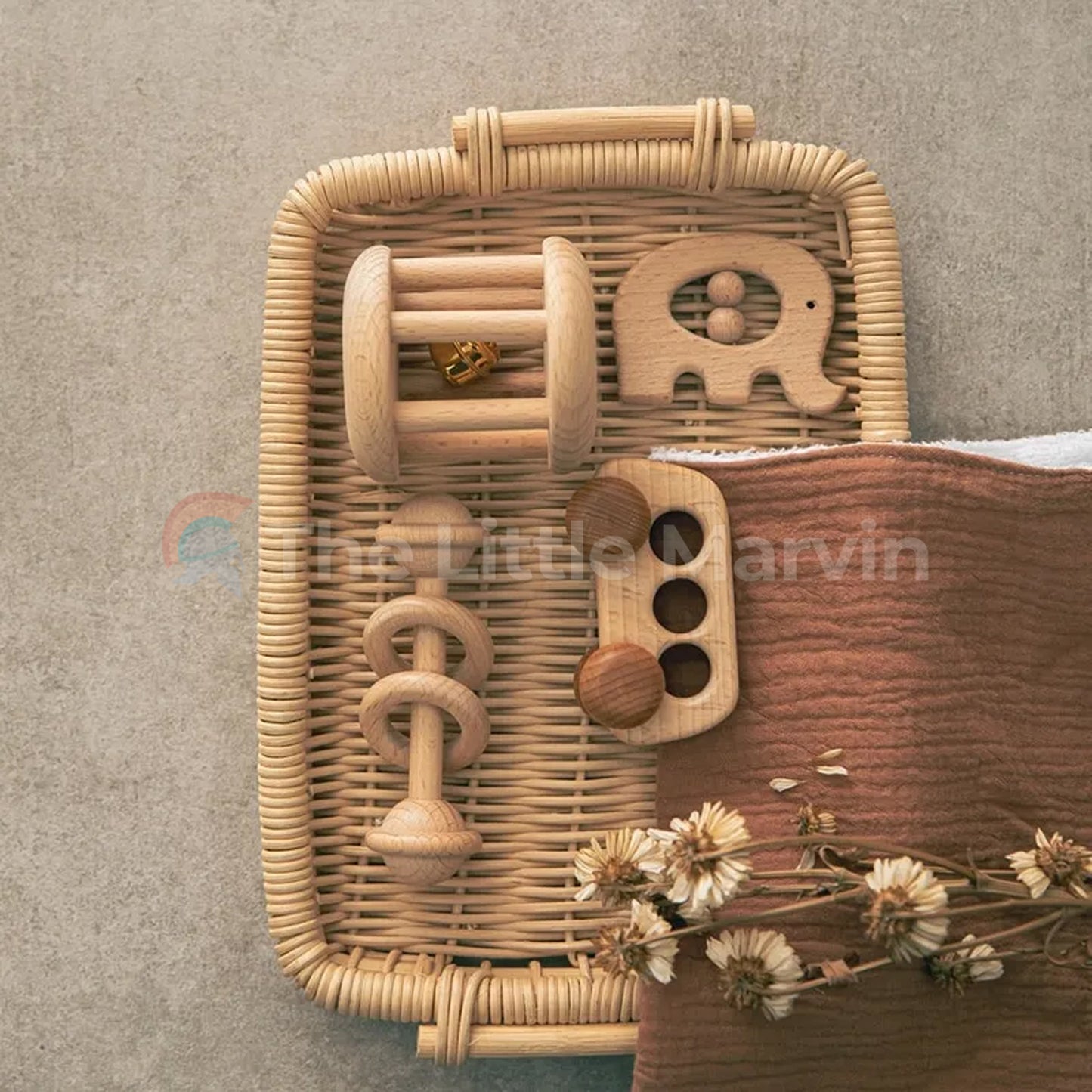 Marvin’s Montessori Baby Rattles