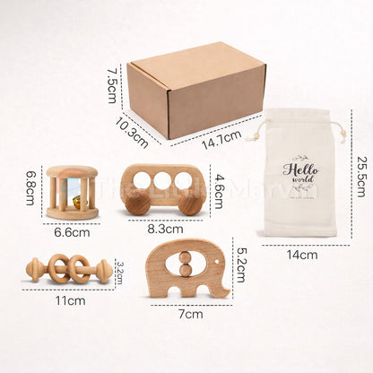 Marvin’s Montessori Baby Rattles