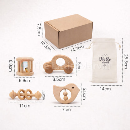 Marvin’s Montessori Baby Rattles