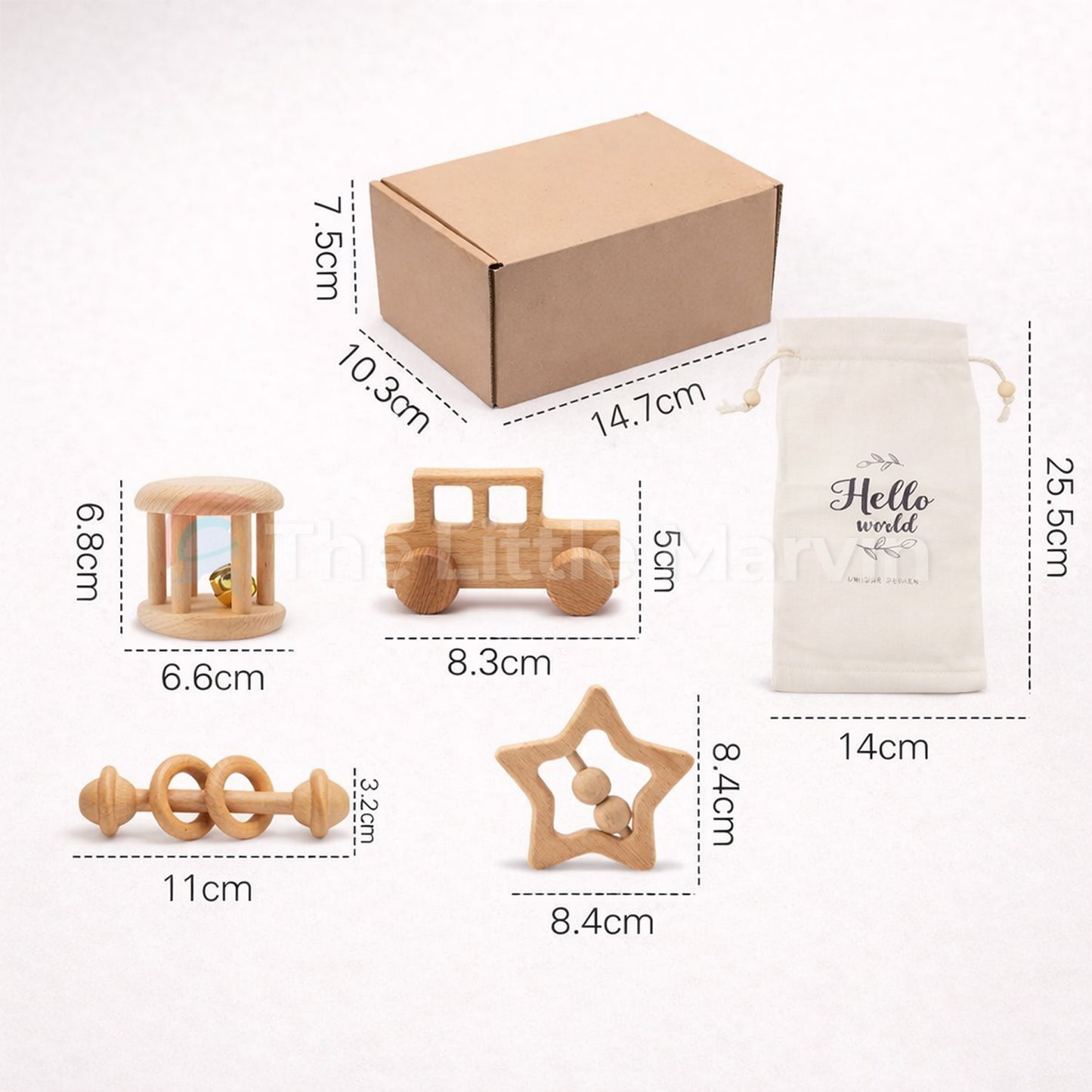 Marvin’s Montessori Baby Rattles