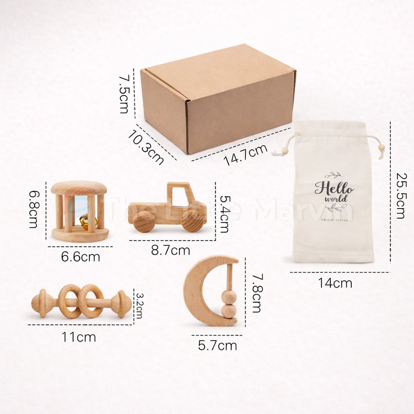 Marvin’s Montessori Baby Rattles