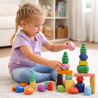 Marvin’s Montessori Balancing Stones