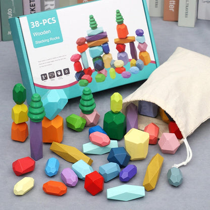 Marvin’s Montessori Balancing Stones