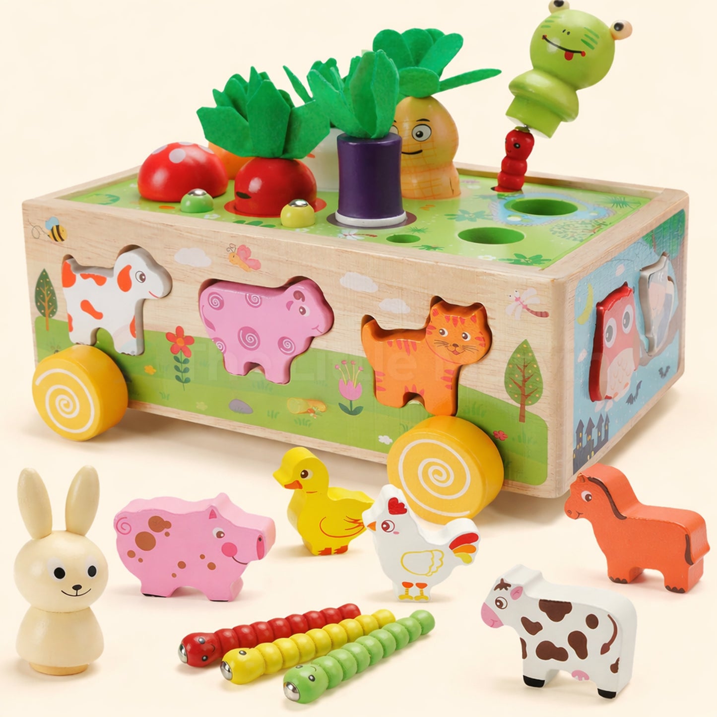 Marvin’s Montessori Carrot Harvest Toy