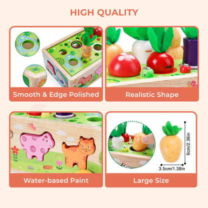 Marvin’s Montessori Carrot Harvest Toy