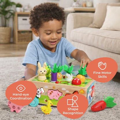 Marvin’s Montessori Carrot Harvest Toy