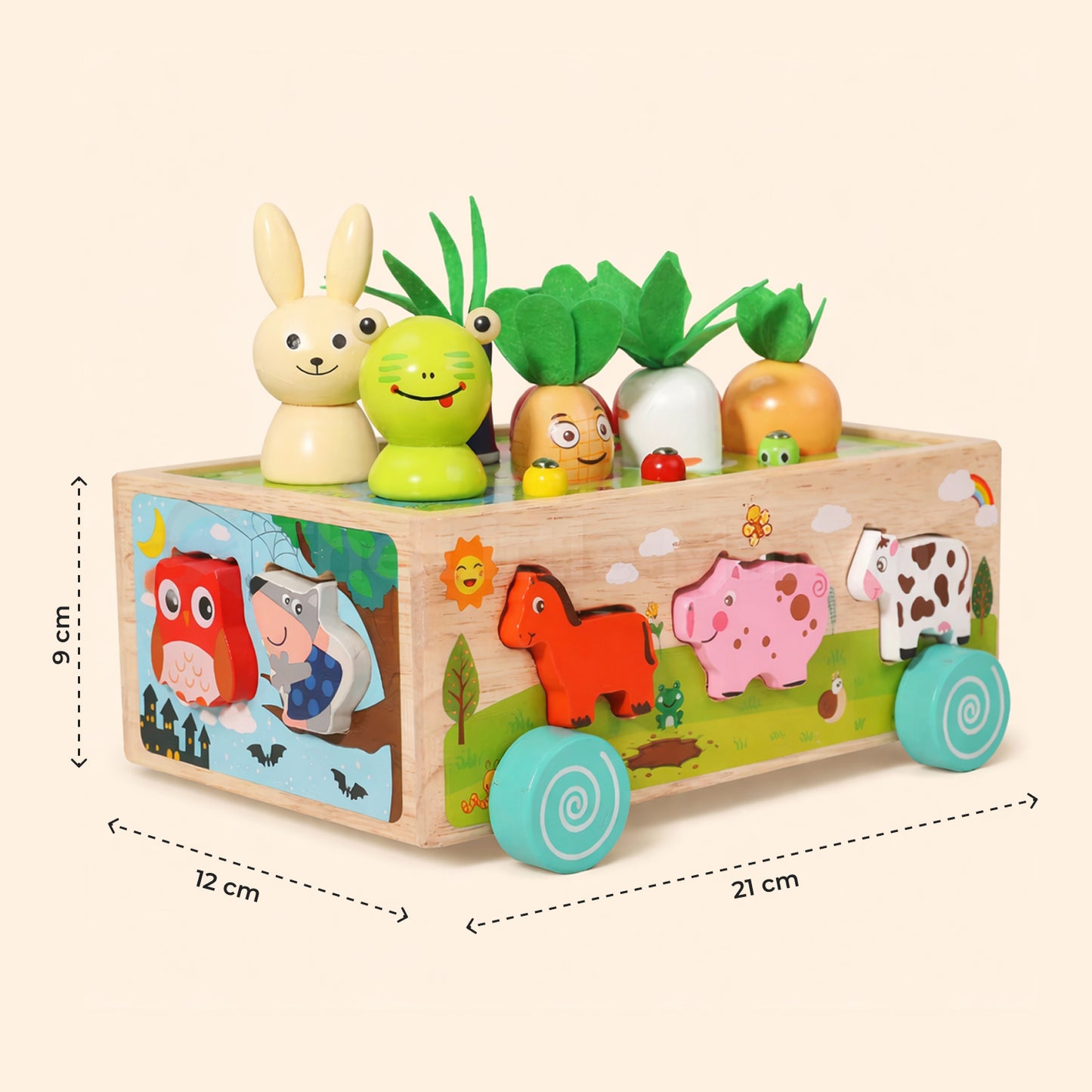 Marvin’s Montessori Carrot Harvest Toy