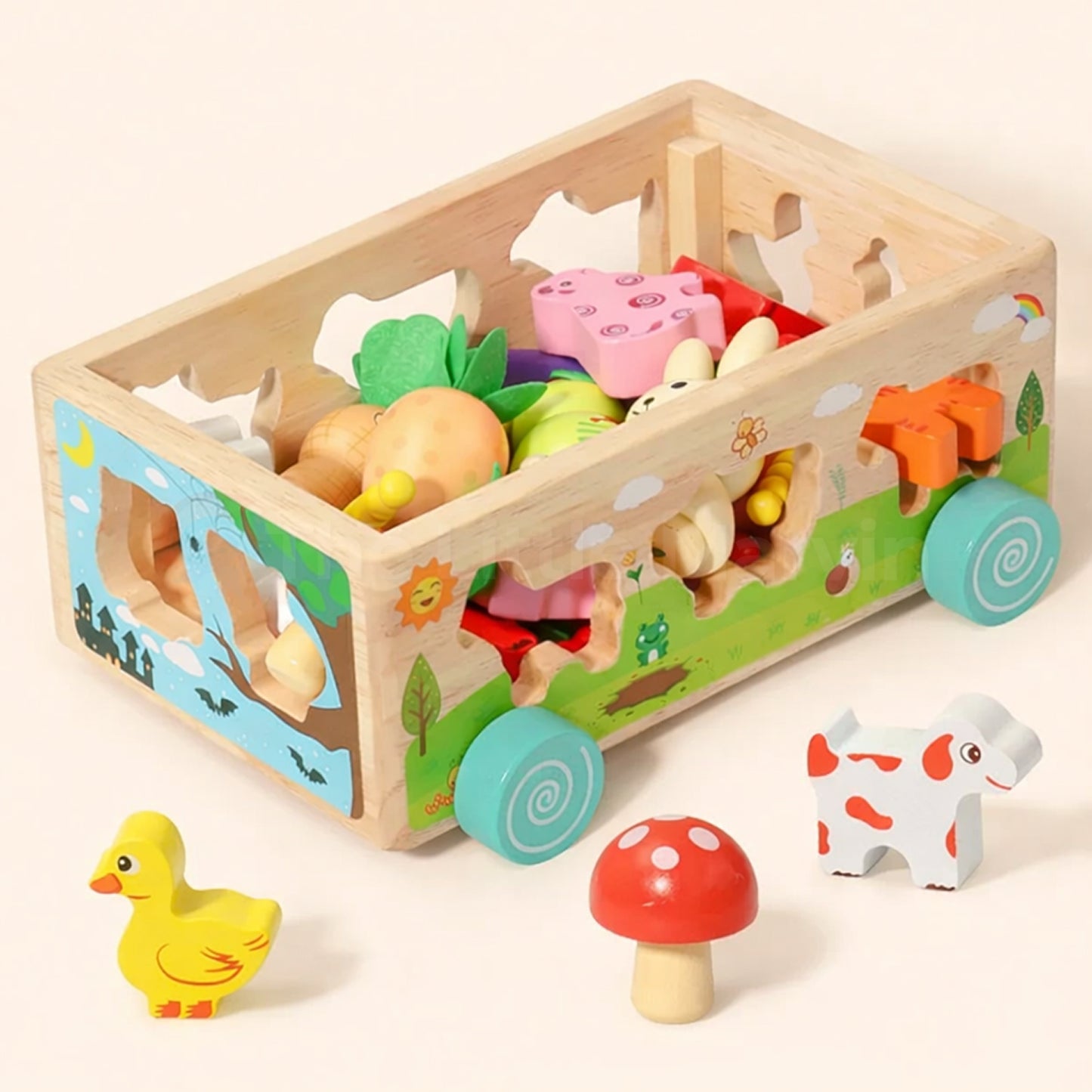 Marvin’s Montessori Carrot Harvest Toy