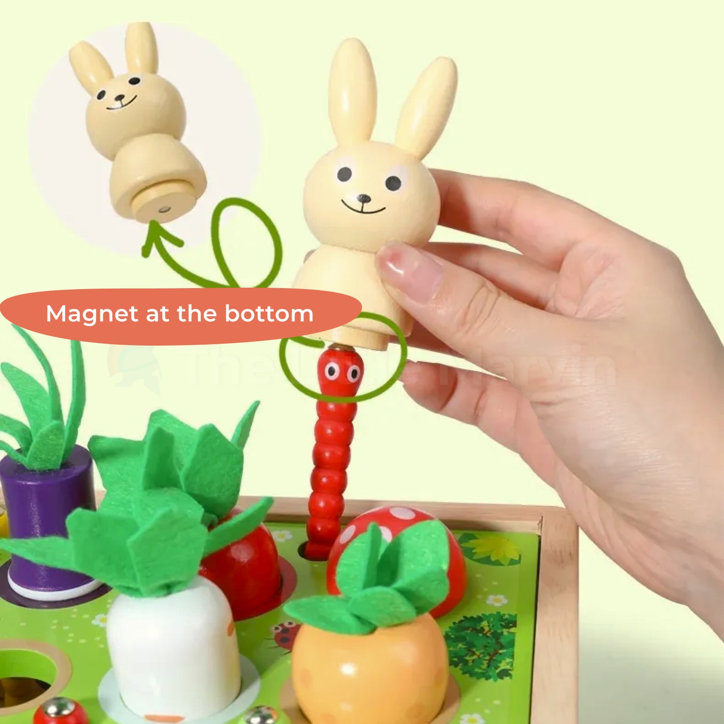 Marvin’s Montessori Carrot Harvest Toy