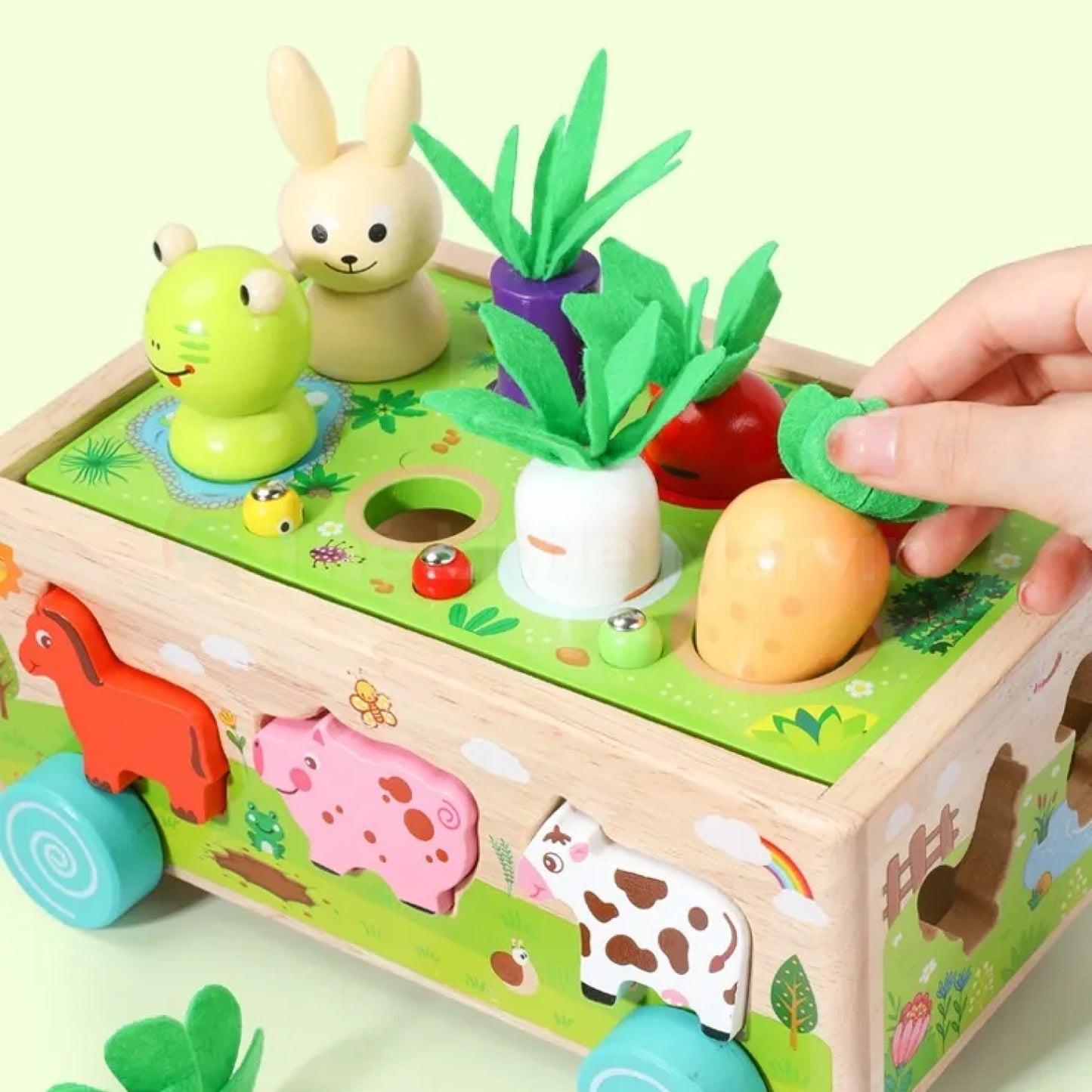 Marvin’s Montessori Carrot Harvest Toy