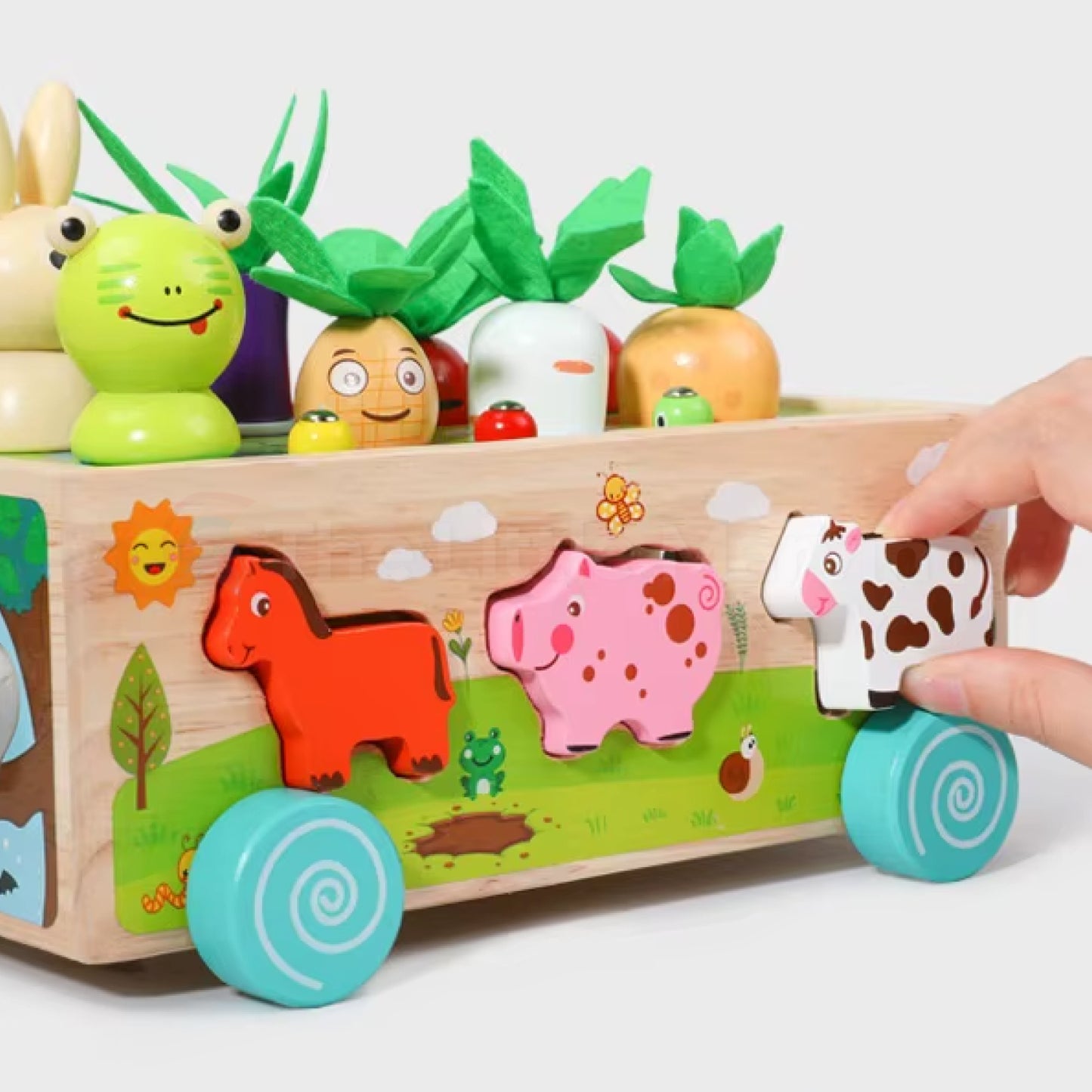 Marvin’s Montessori Carrot Harvest Toy