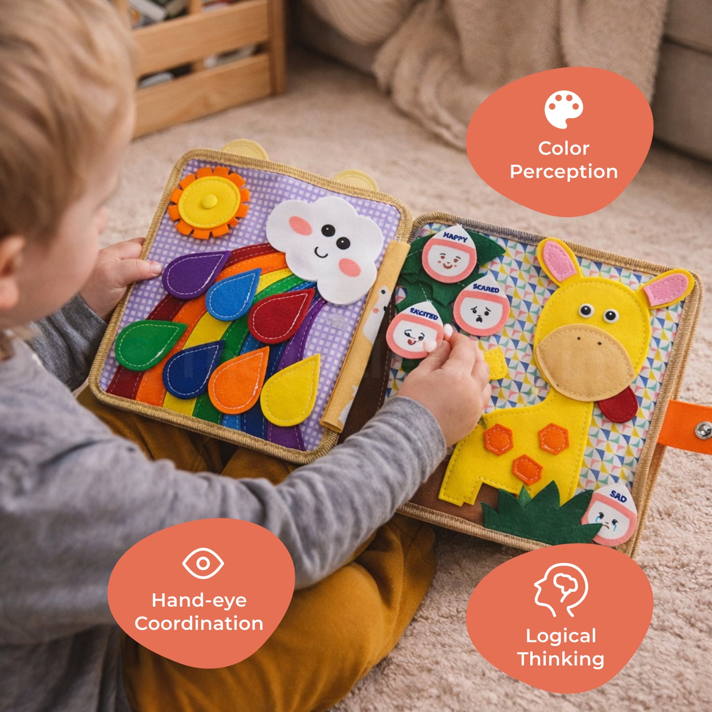 Marvin’s Montessori Giraffe Activity Book