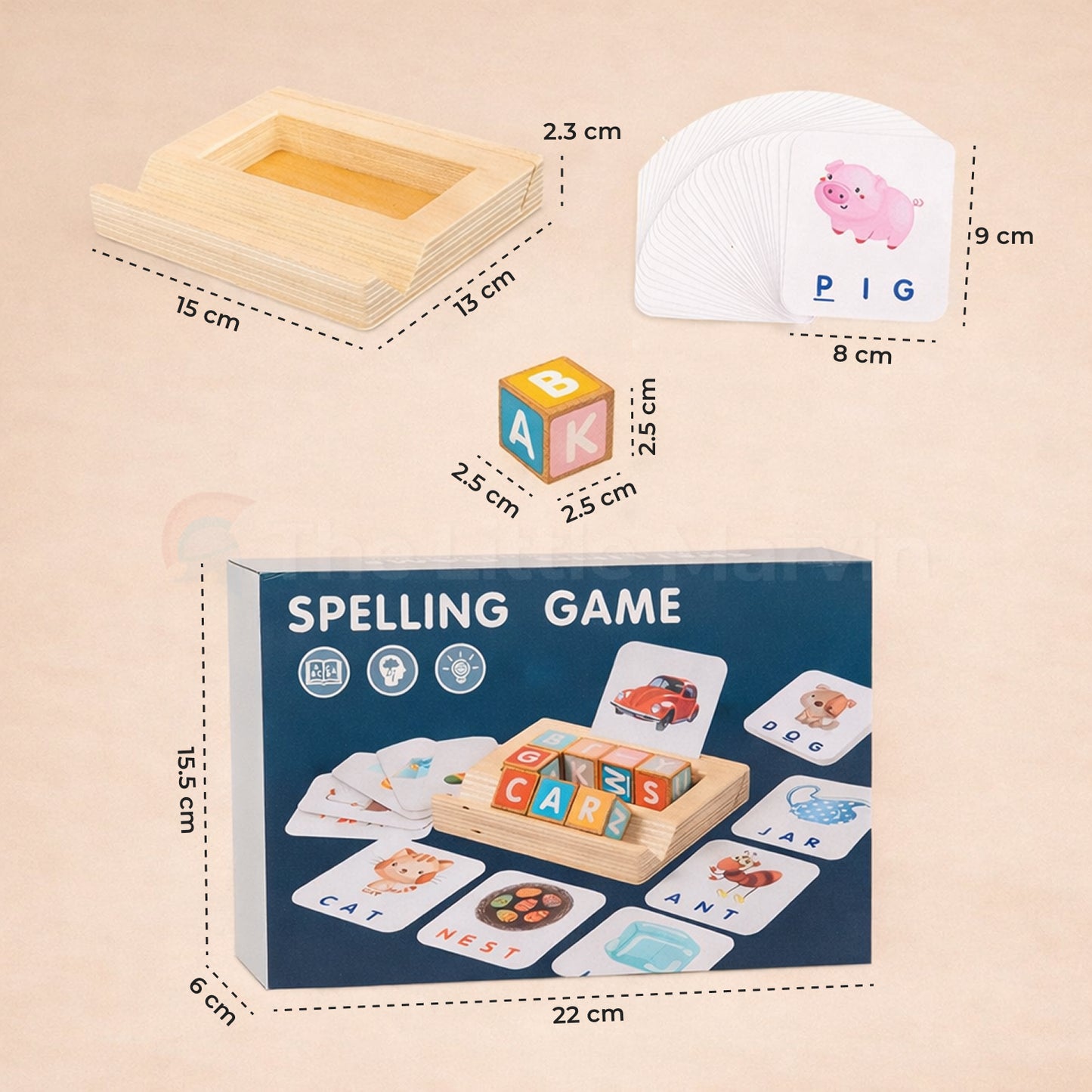 Marvin’s Montessori Letter & Number Learning Toy