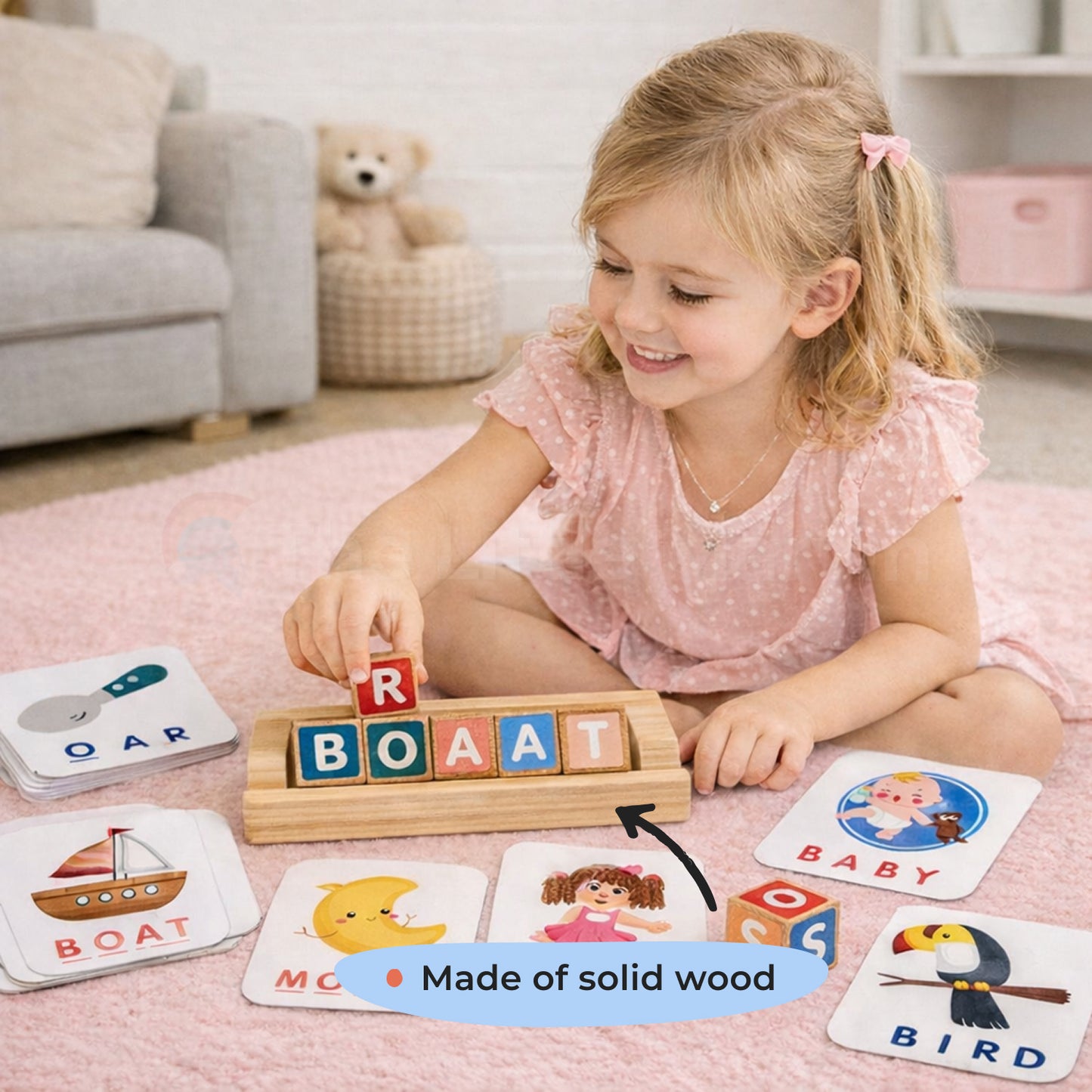 Marvin’s Montessori Letter & Number Learning Toy