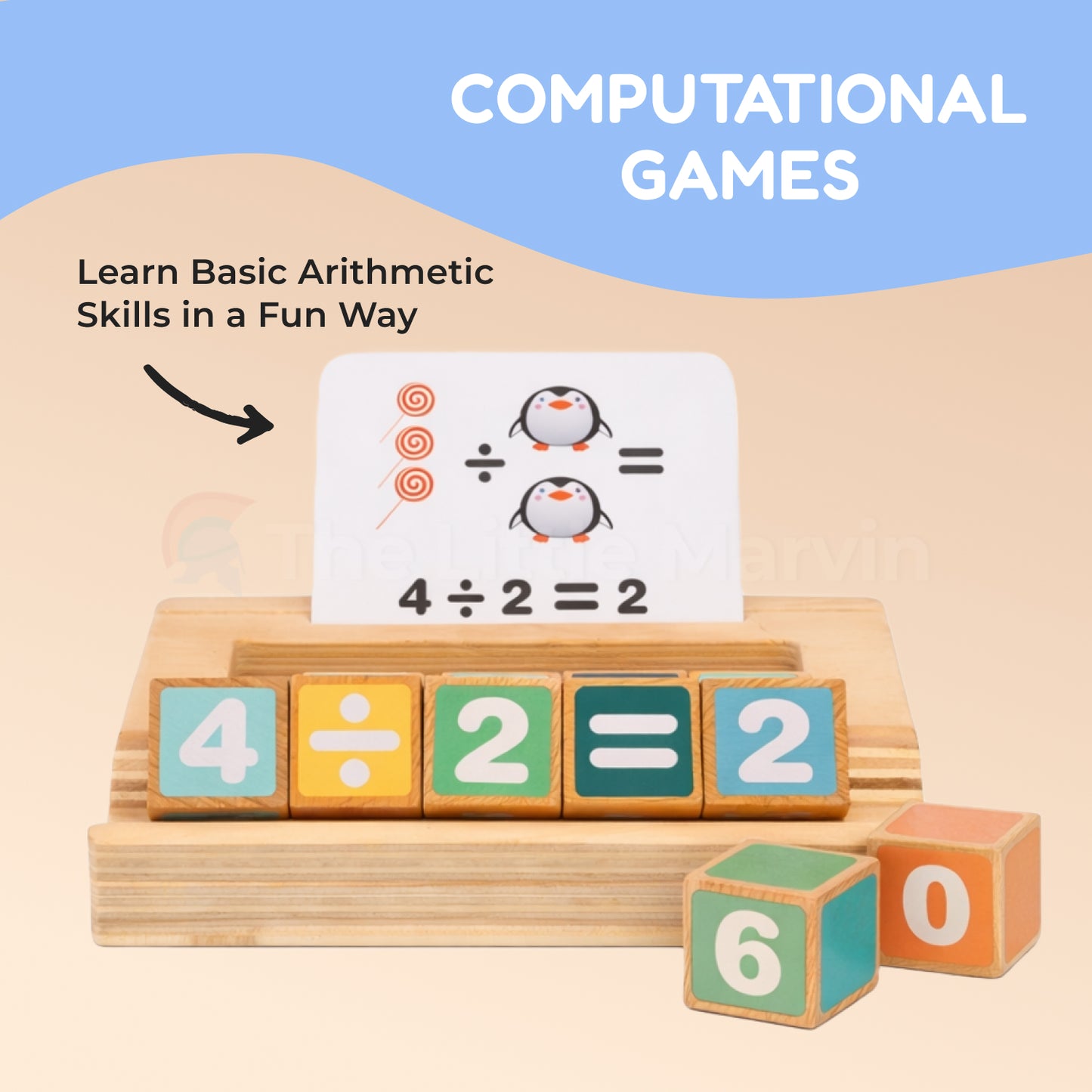 Marvin’s Montessori Letter & Number Learning Toy