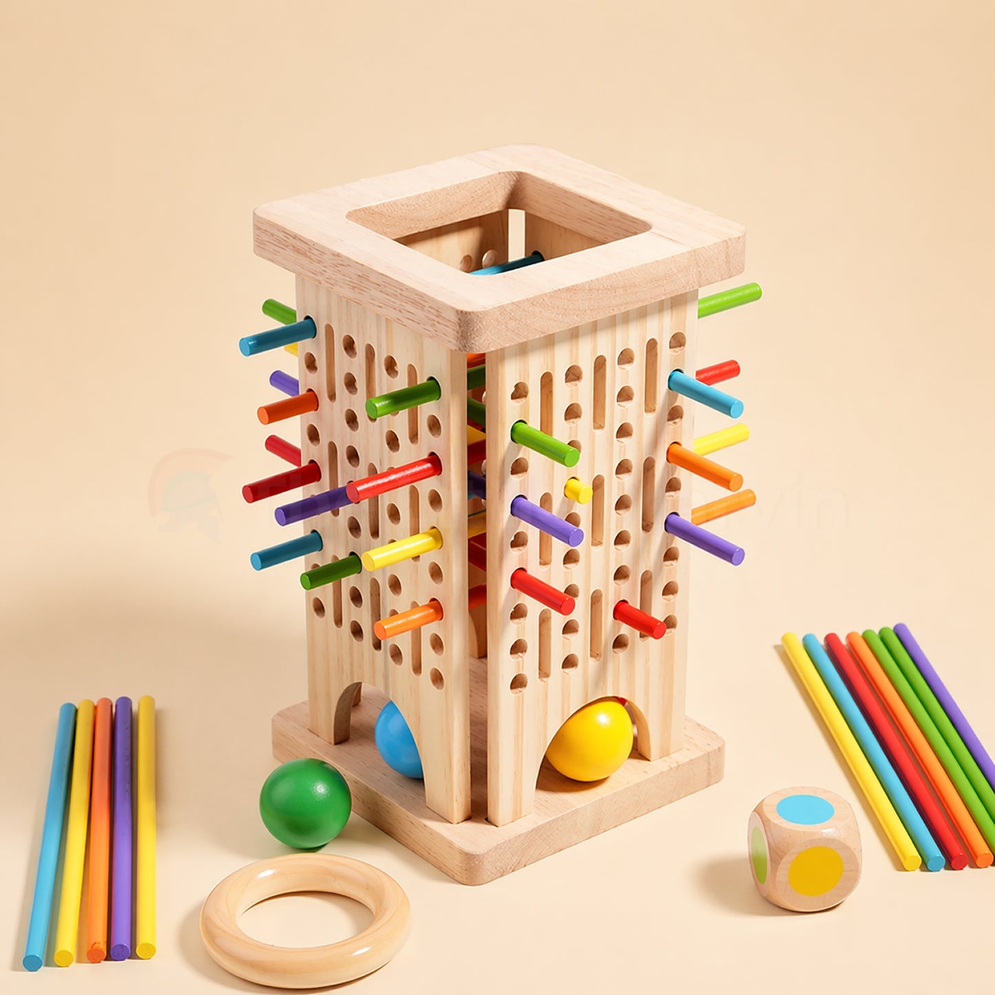 Marvin’s Montessori Stick Tower Game