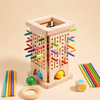 Marvin’s Montessori Stick Tower Game