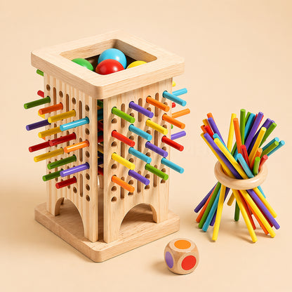 Marvin’s Montessori Stick Tower Game