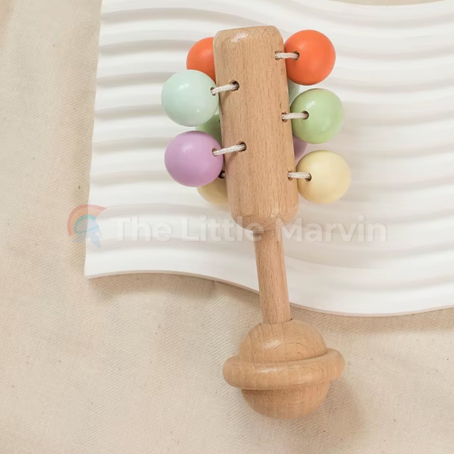 Marvin’s Wooden Baby Rattle Set