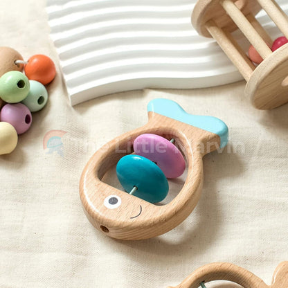 Marvin’s Wooden Baby Rattle Set