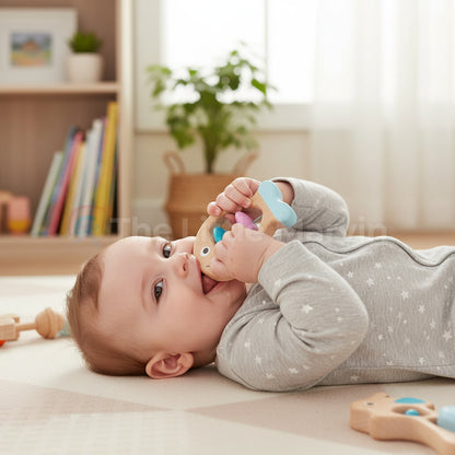 Marvin’s Wooden Baby Rattle Set