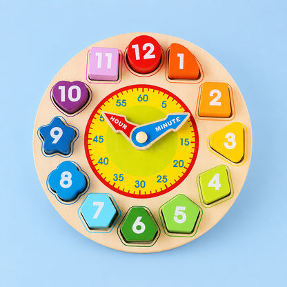 Marvin's Wooden Learning Clock