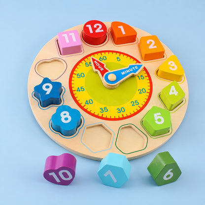 Marvin's Wooden Learning Clock