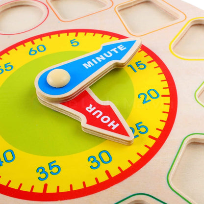 Marvin's Wooden Learning Clock