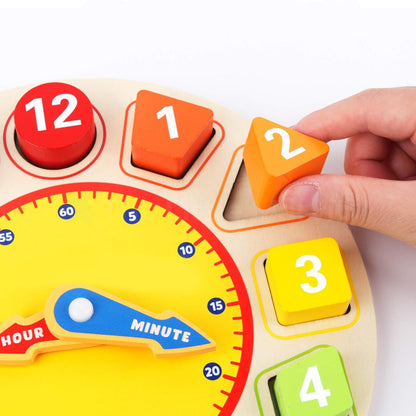 Marvin's Wooden Learning Clock