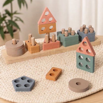 Marvin's Wooden Shape Sorter