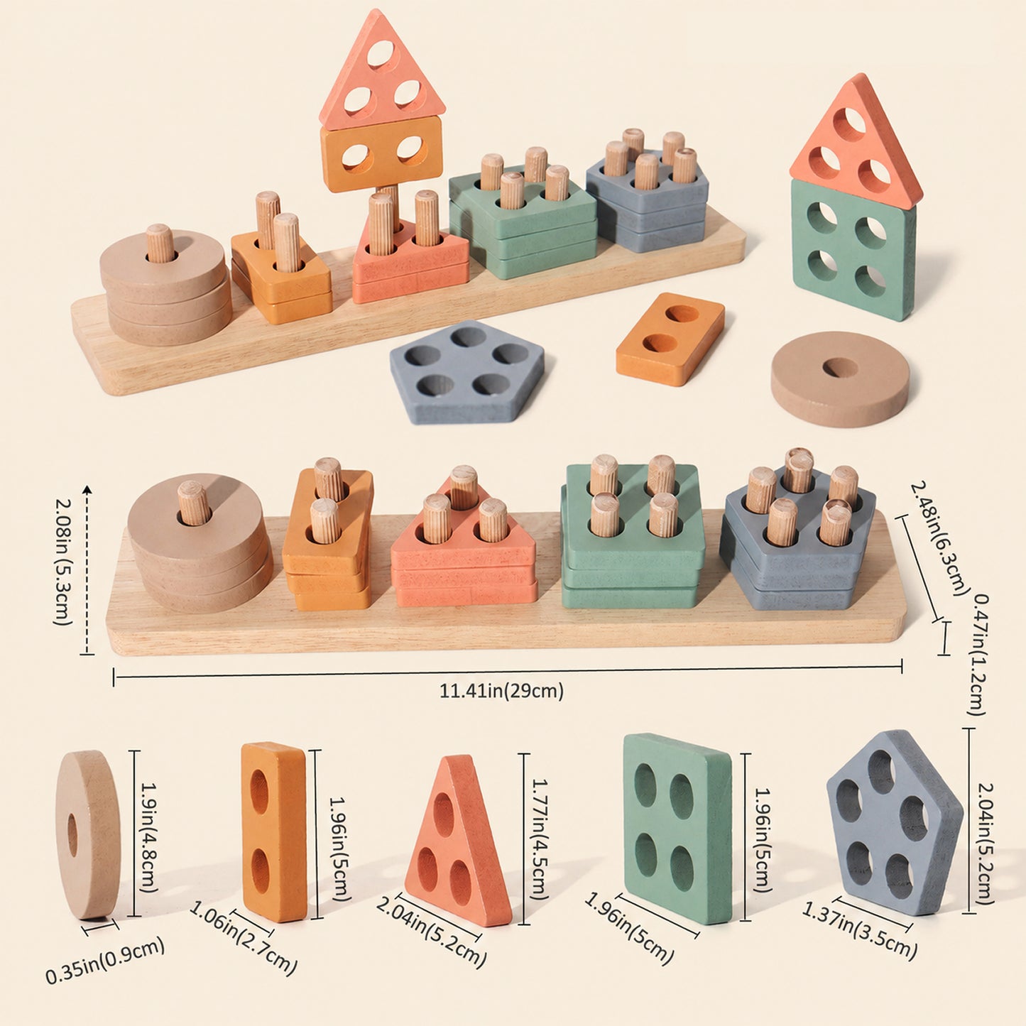 Marvin's Wooden Shape Sorter