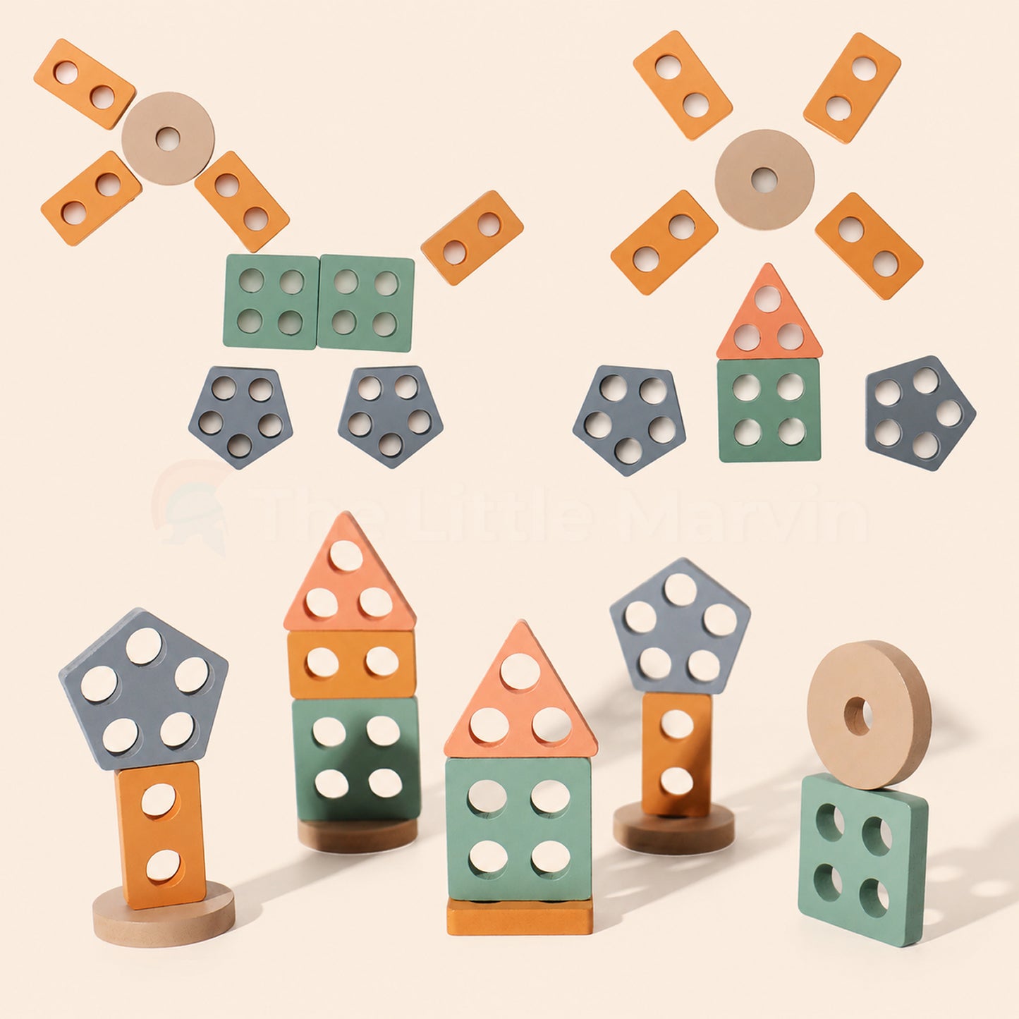 Marvin's Wooden Shape Sorter