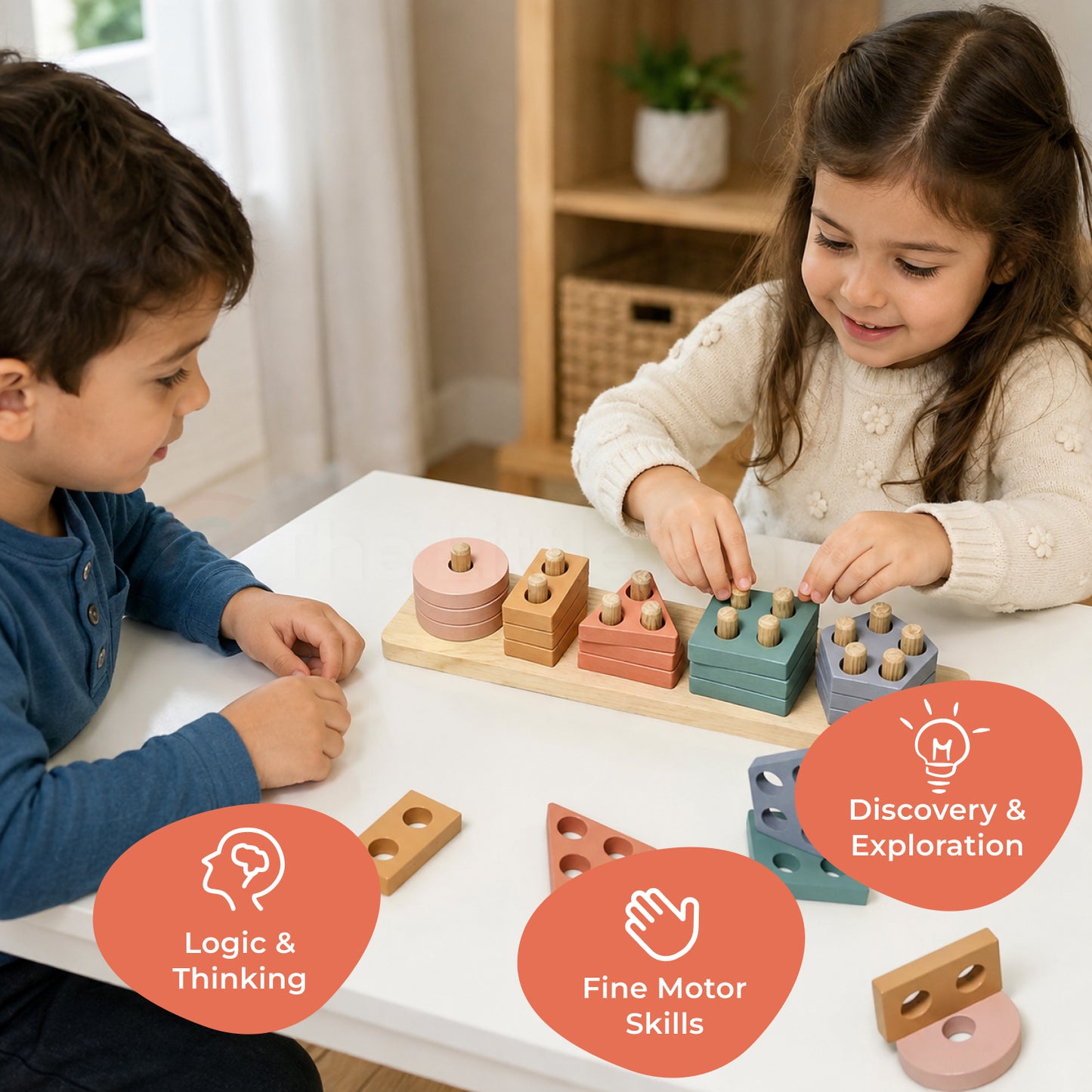 Marvin's Wooden Shape Sorter