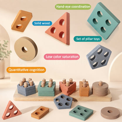 Marvin's Wooden Shape Sorter