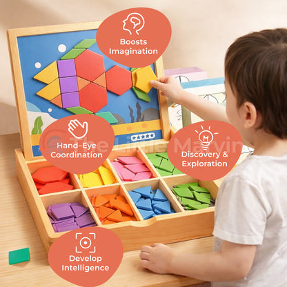 Marvin’s Wooden Tangram Puzzle