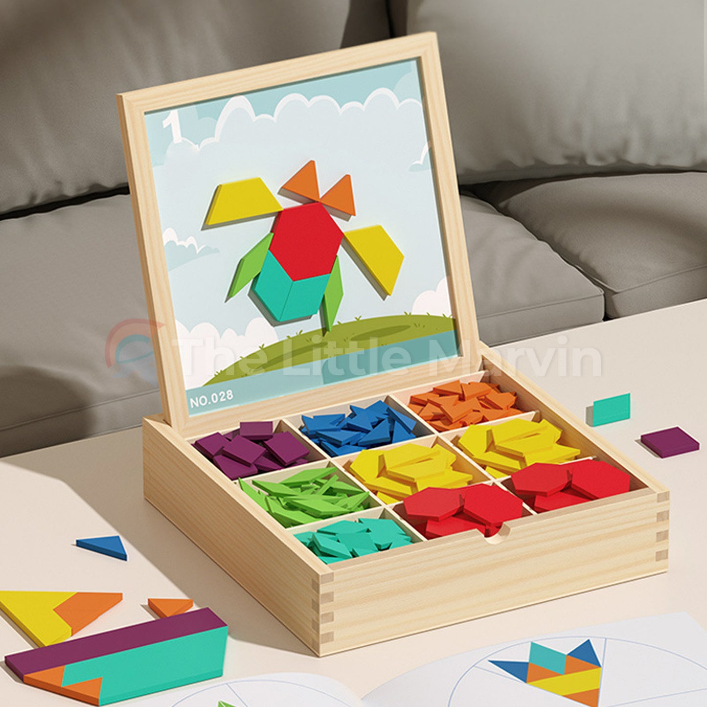 Marvin’s Wooden Tangram Puzzle