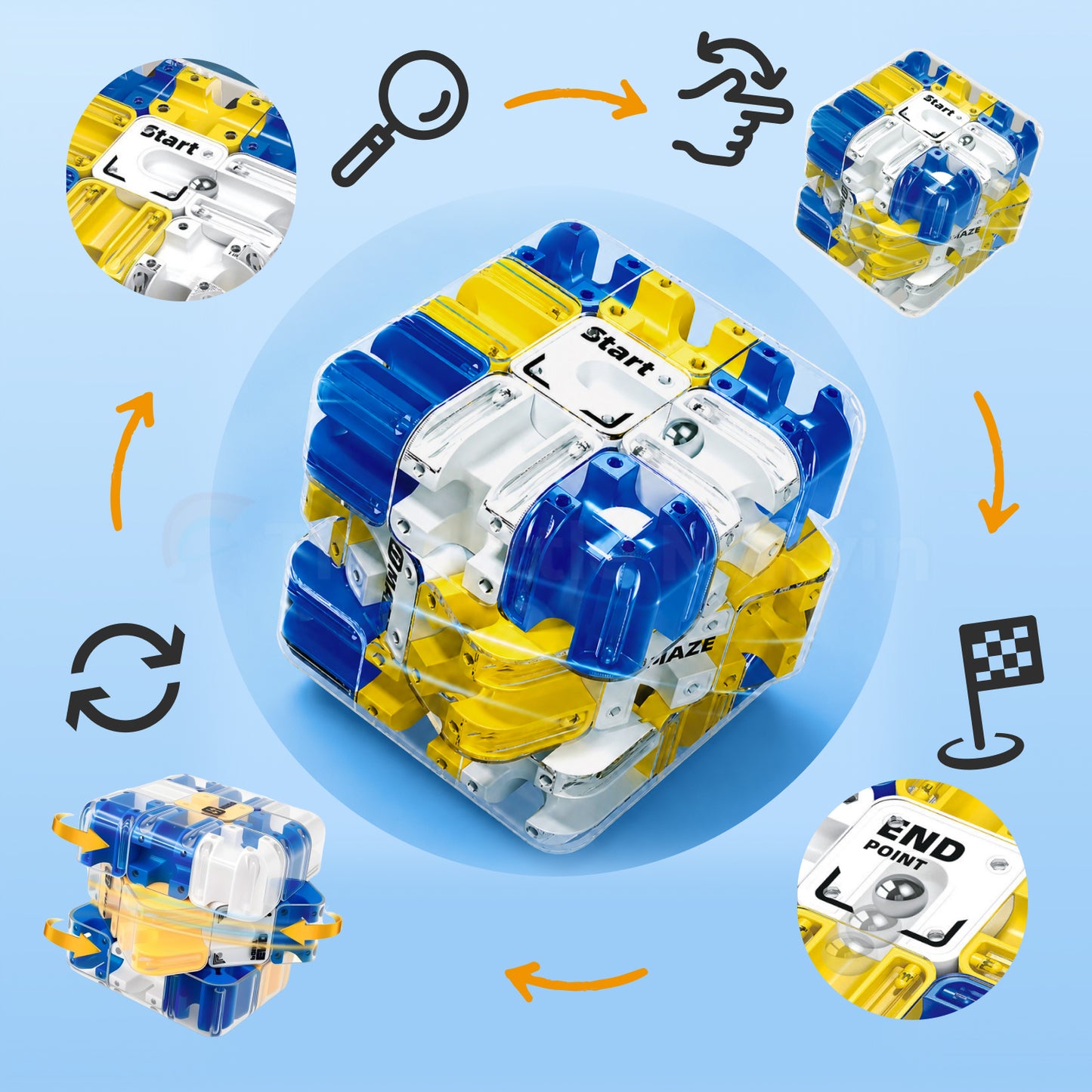 Marvin’s 3D Maze Puzzle Cube