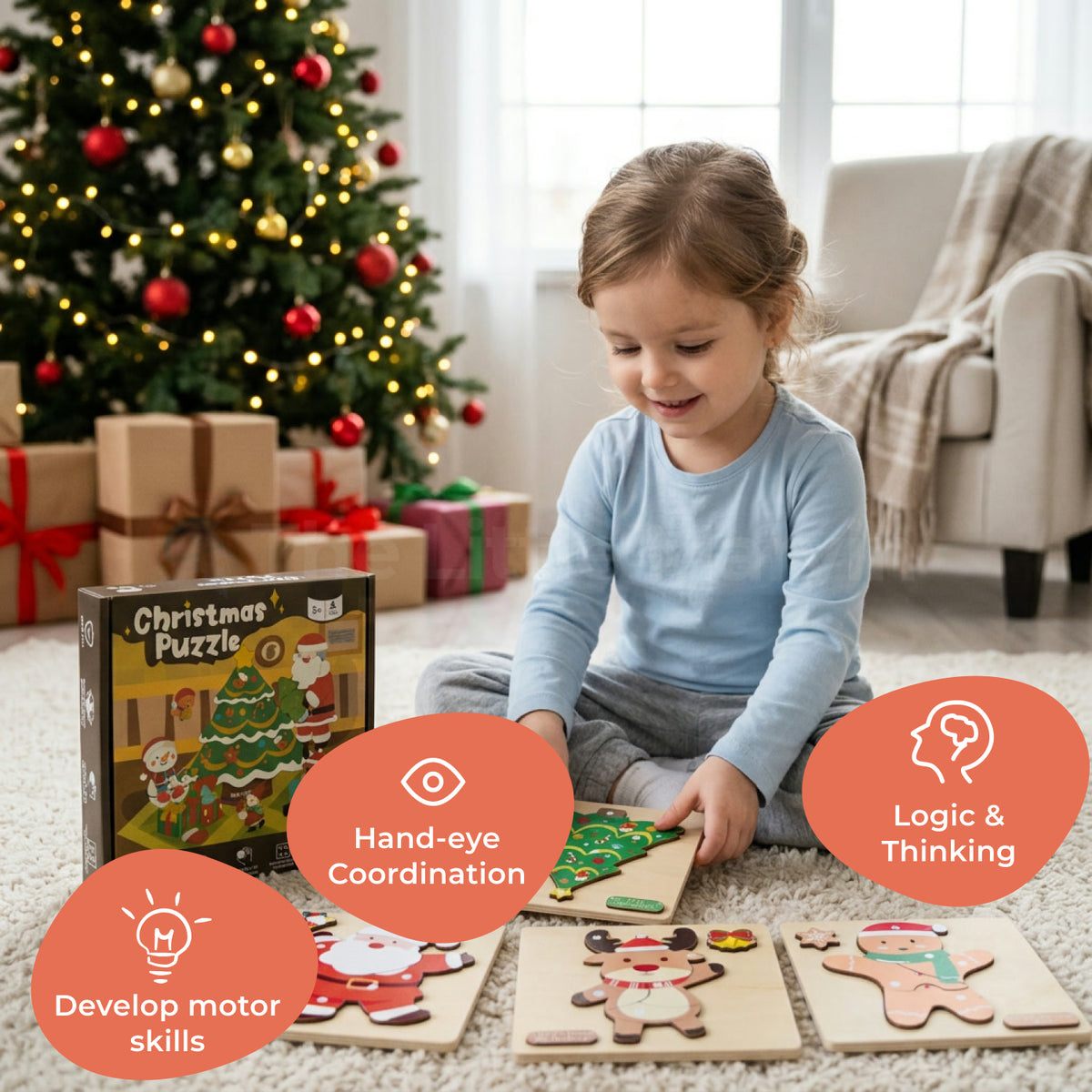 Marvin's Christmas Puzzle Set