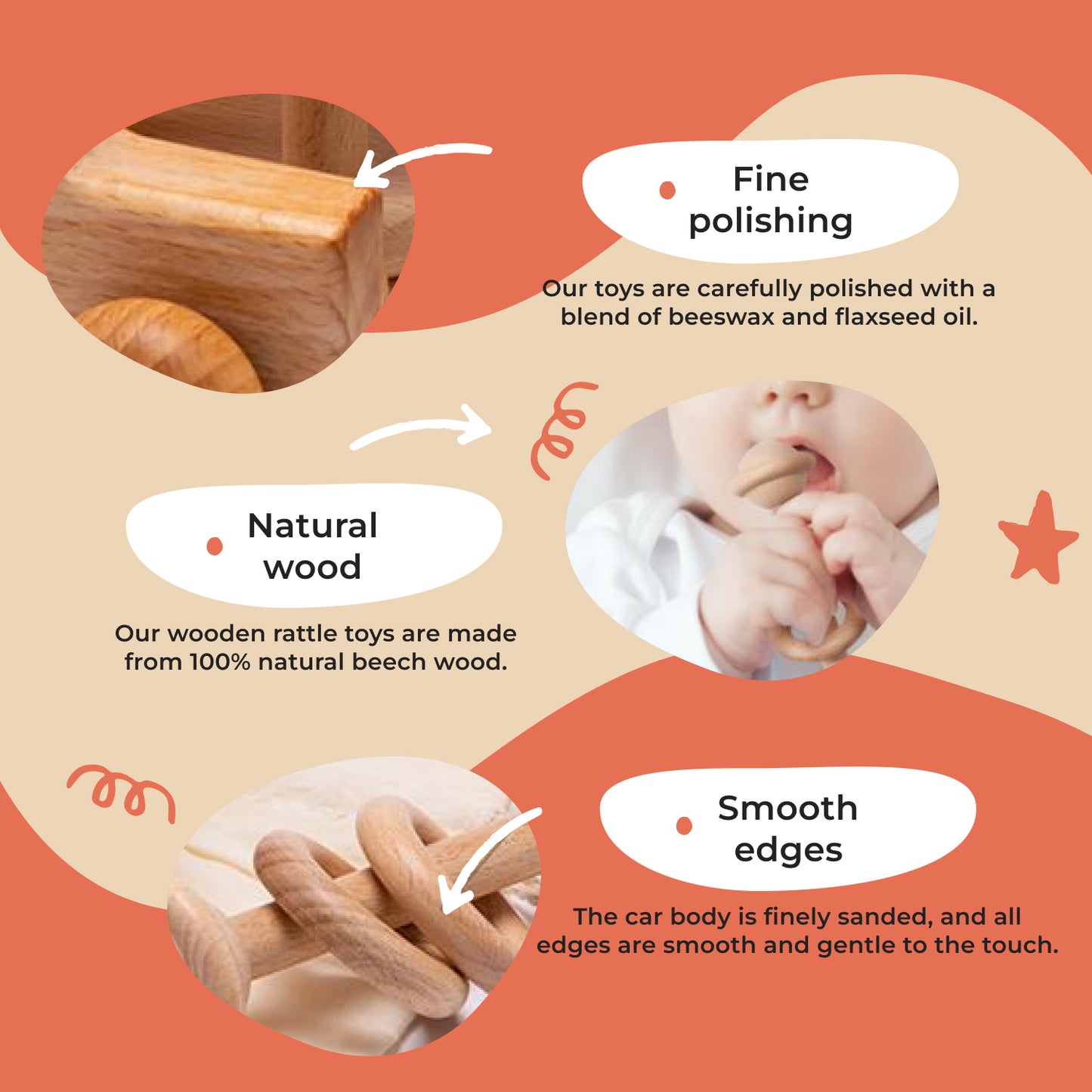 Marvin’s Montessori Baby Rattles