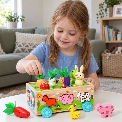 Marvin’s Montessori Carrot Harvest Toy