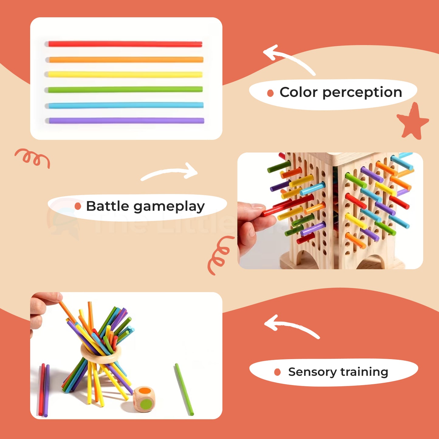 Marvin’s Montessori Stick Tower Game