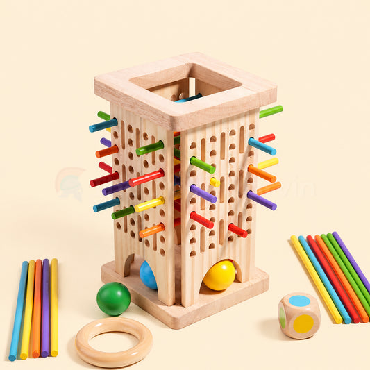 Marvin’s Montessori Stick Tower Game