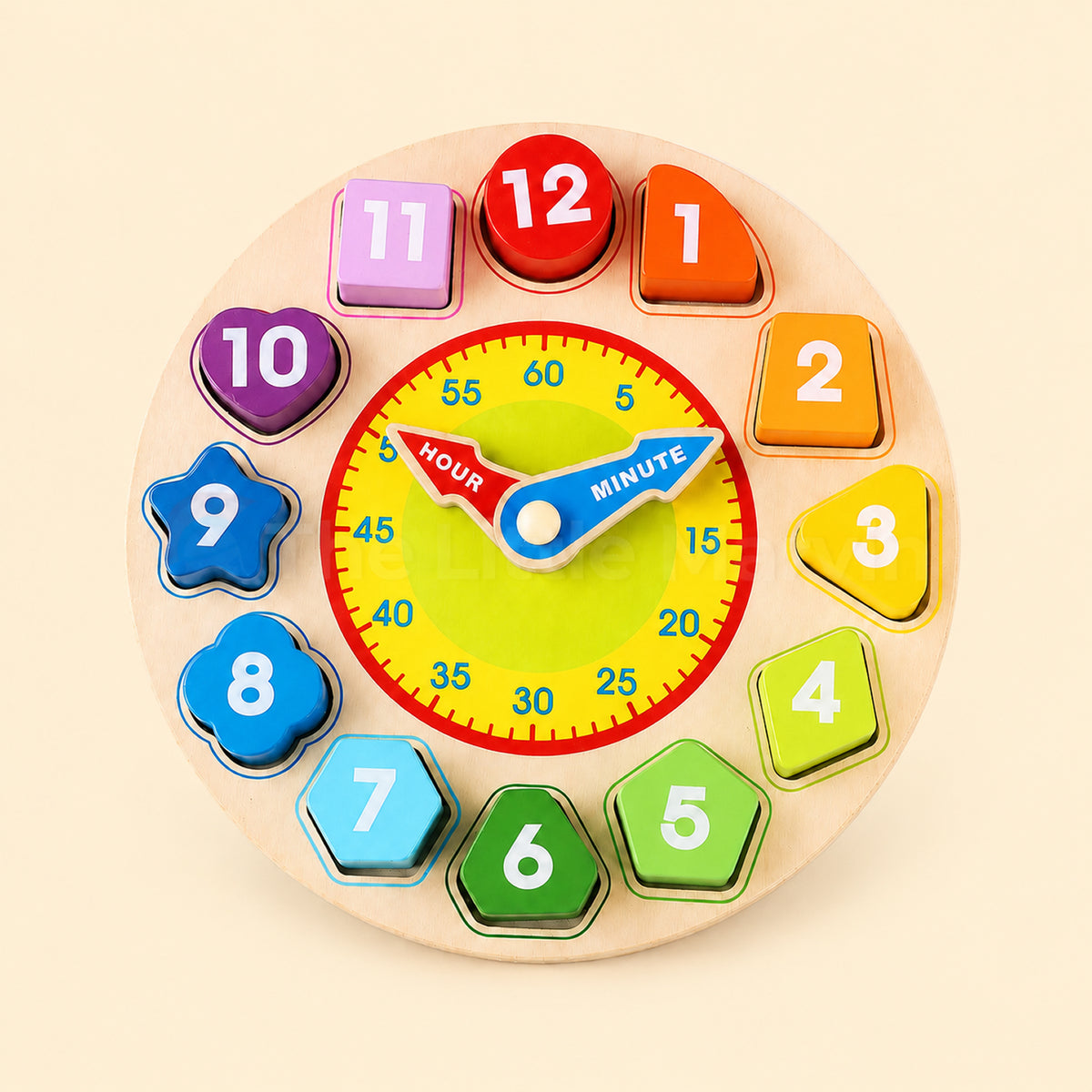 Marvin's Wooden Learning Clock