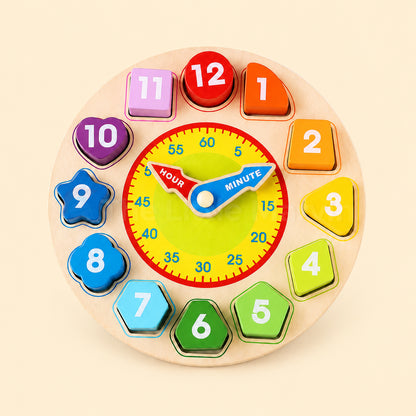Marvin's Wooden Learning Clock
